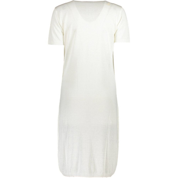 White Viscose Women Dress CA-37221 White Viscose Women Dress CA-37221