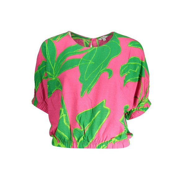Desigual Pink Viscose Women Top Desigual Pink Viscose Women Top