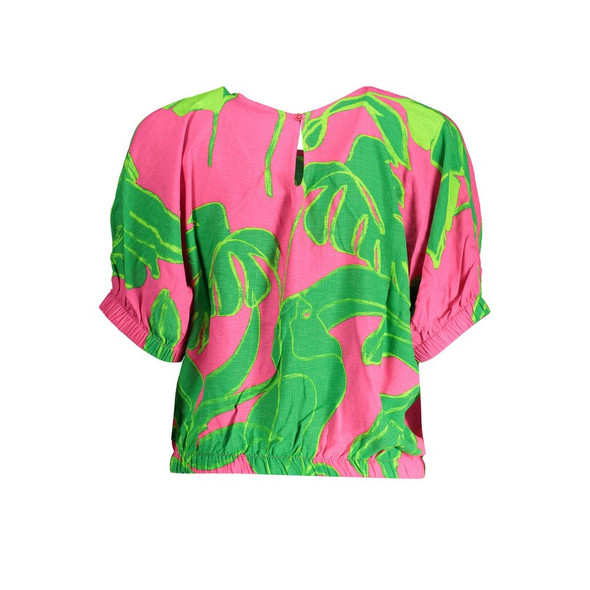 Desigual Pink Viscose Women Top Desigual Pink Viscose Women Top