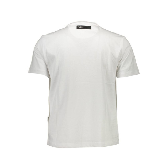 White Cotton Men T-Shirt PL-37298 White Cotton Men T-Shirt PL-37298