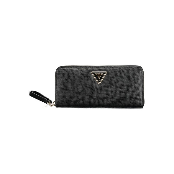 Black Polyethylene Women Wallet GU-37334 Black Polyethylene Women Wallet GU-37334