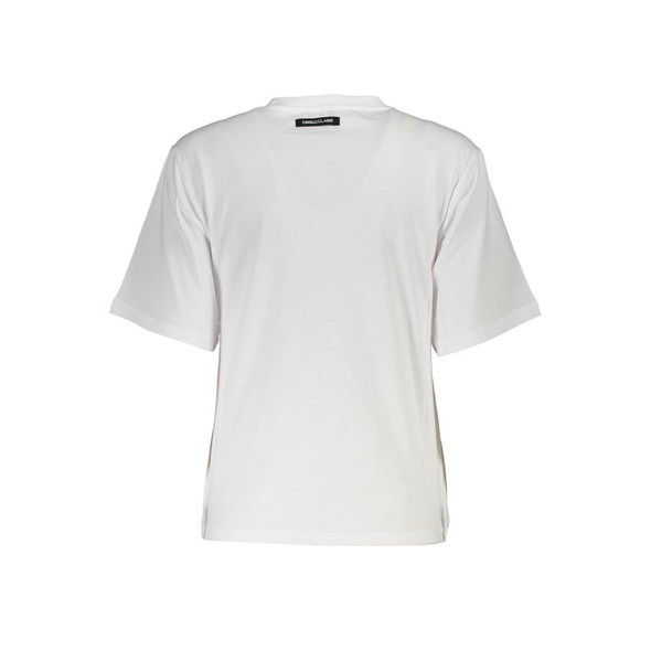 Cavalli Class White Cotton Women Top Cavalli Class White Cotton Women Top