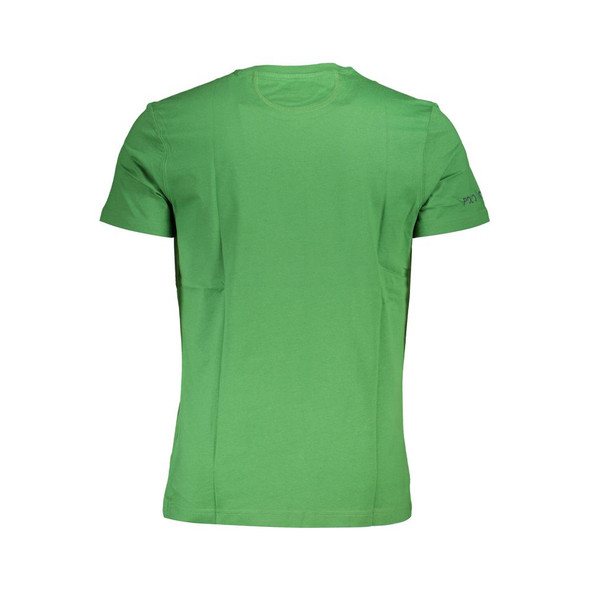La Martina Green Cotton Men T-Shirt La Martina Green Cotton Men T-Shirt