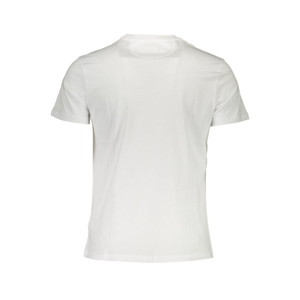La Martina White Cotton Men T-Shirt LA-37562 La Martina White Cotton Men T-Shirt LA-37562