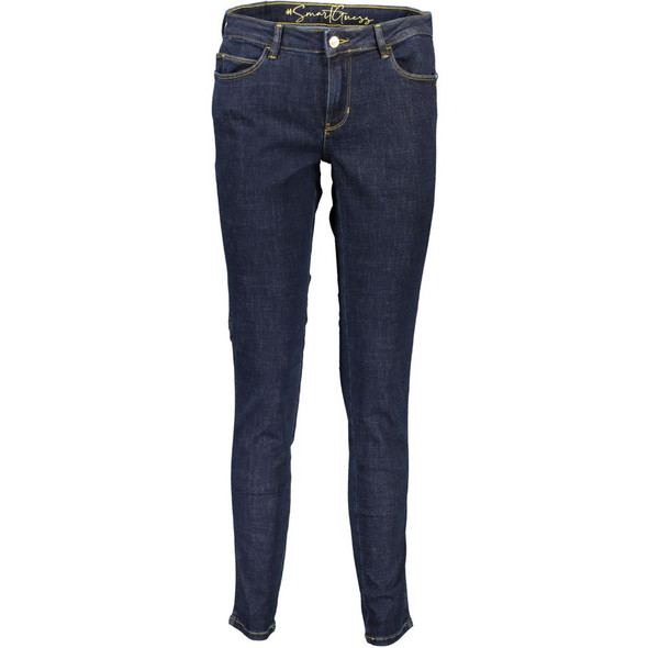Guess Jeans Blue Cotton Women Jeans GU-37575 Guess Jeans Blue Cotton Women Jeans GU-37575