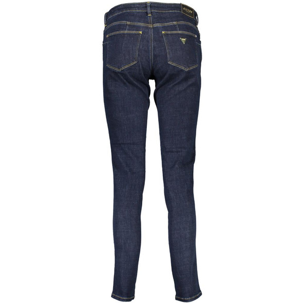 Guess Jeans Blue Cotton Women Jeans GU-37575 Guess Jeans Blue Cotton Women Jeans GU-37575