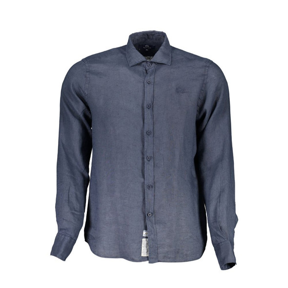 Blue Linen Men Shirt LA-37578 Blue Linen Men Shirt LA-37578