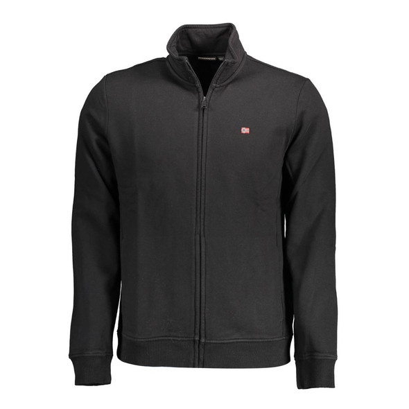Black Cotton Men Sweater NA-37605 Black Cotton Men Sweater NA-37605