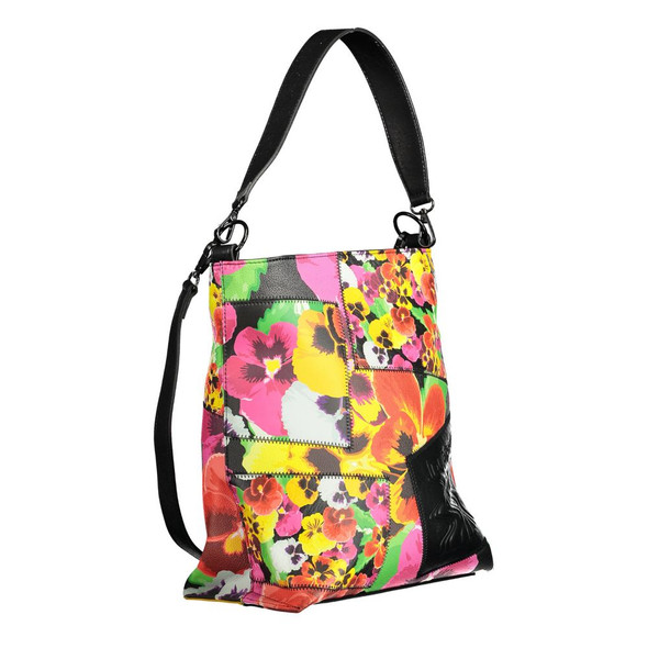 Black Polyethylene Women Handbag DE-37699 Black Polyethylene Women Handbag DE-37699