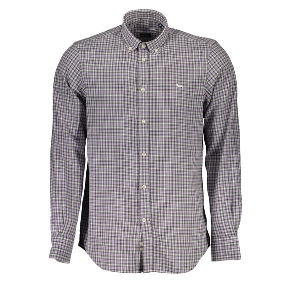 Harmont & Blaine Purple Cotton Men Shirt Harmont & Blaine Purple Cotton Men Shirt