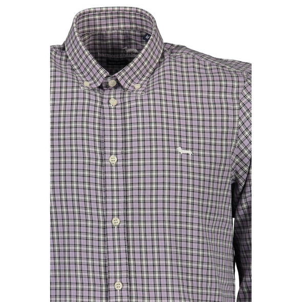 Harmont & Blaine Purple Cotton Men Shirt Harmont & Blaine Purple Cotton Men Shirt