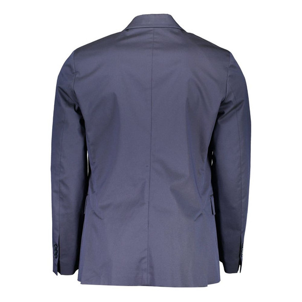 Gant Blue Cotton Men Jacket GA-37818 Gant Blue Cotton Men Jacket GA-37818