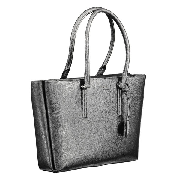Calvin Klein Black Polyethylene Women Handbag CA-37896 Calvin Klein Black Polyethylene Women Handbag CA-37896
