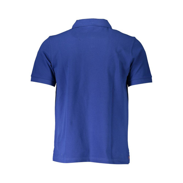 Blue Cotton Men Polo Shirt NO-37897 Blue Cotton Men Polo Shirt NO-37897