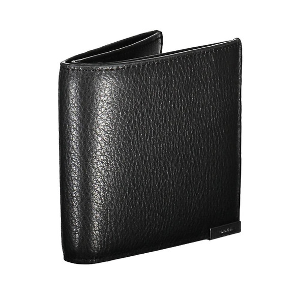 Black Leather Men Wallet CA-37972 Black Leather Men Wallet CA-37972