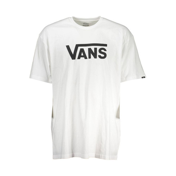 Vans White Cotton Men T-Shirt Vans White Cotton Men T-Shirt