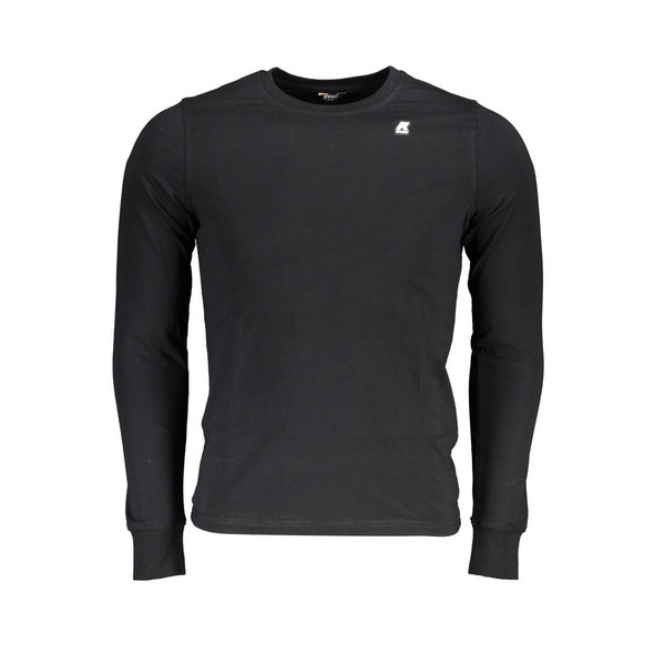 K-WAY Black Cotton Men T-Shirt K-WAY Black Cotton Men T-Shirt
