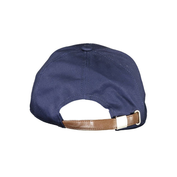 La Martina Blue Cotton Men Cap La Martina Blue Cotton Men Cap