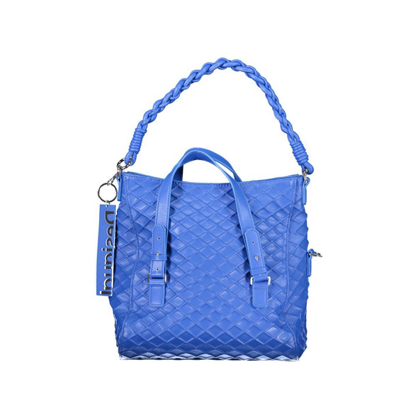 Blue Polyethylene Women Handbag DE-38125 Blue Polyethylene Women Handbag DE-38125