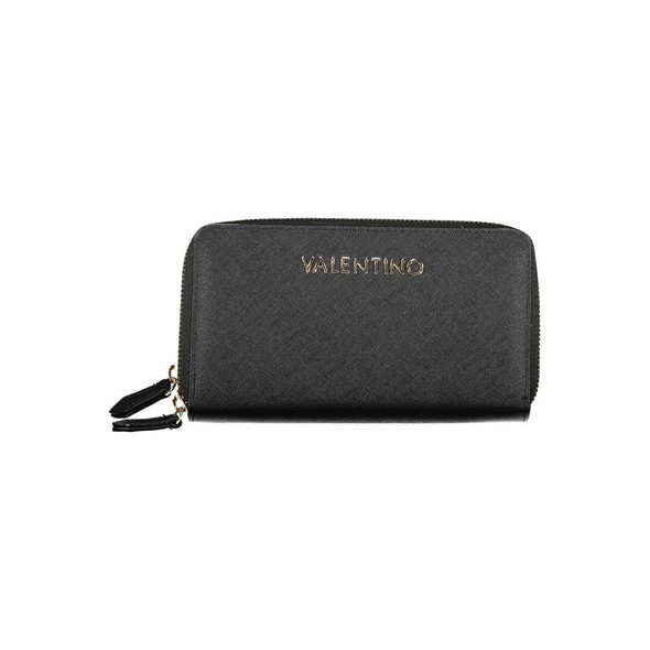 Mario Valentino Black Polyethylene Women Wallet Mario Valentino Black Polyethylene Women Wallet