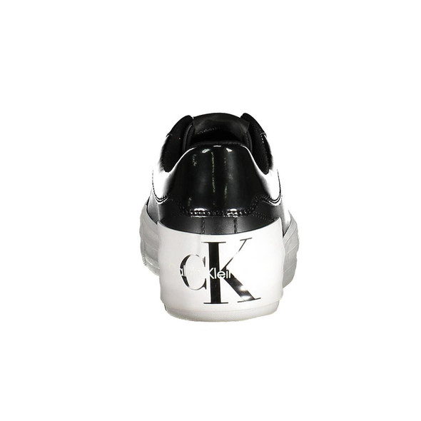 Black Polyester Sneaker CA-37966 Black Polyester Sneaker CA-37966