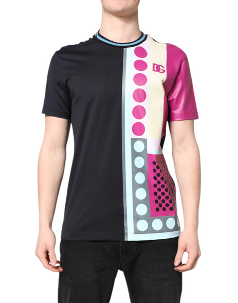 Dolce & Gabbana Multicolor Printed Logo Short Sleeve T-shirt TSH90322 Dolce & Gabbana Multicolor Printed Logo Short Sleeve T-shirt TSH90322