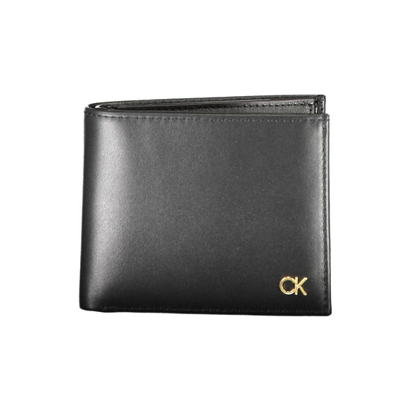 Black Leather Men Wallet CA-38235 Black Leather Men Wallet CA-38235