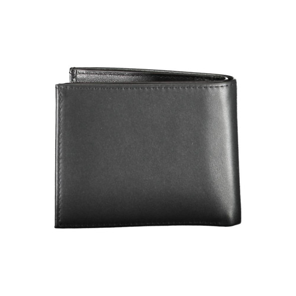 Black Leather Men Wallet CA-38235 Black Leather Men Wallet CA-38235