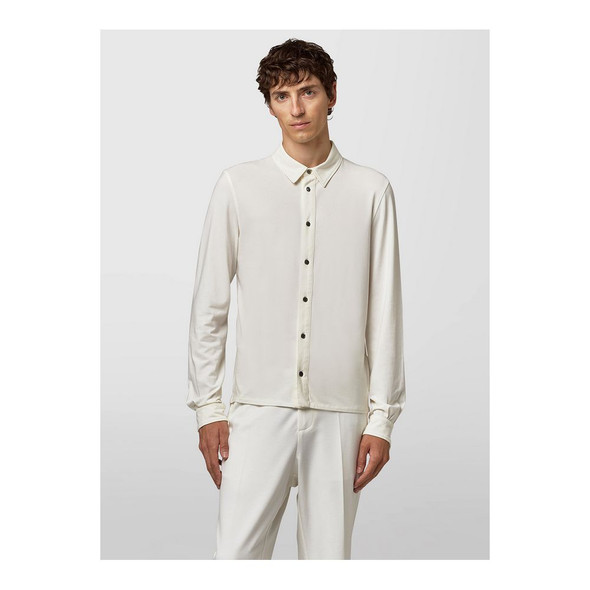 Alpha Studio White Cotton Shirt Alpha Studio White Cotton Shirt