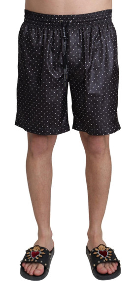 Black Polka Dot Print Beachwear Swimwear Black Polka Dot Print Beachwear Swimwear