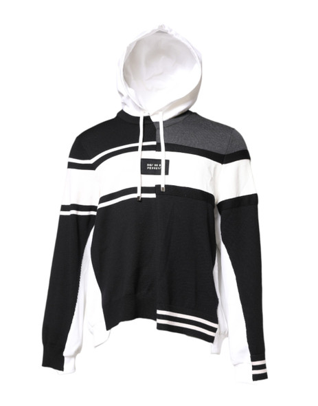 Dolce & Gabbana Multicolor Logo Pullover Hooded Sweater Dolce & Gabbana Multicolor Logo Pullover Hooded Sweater