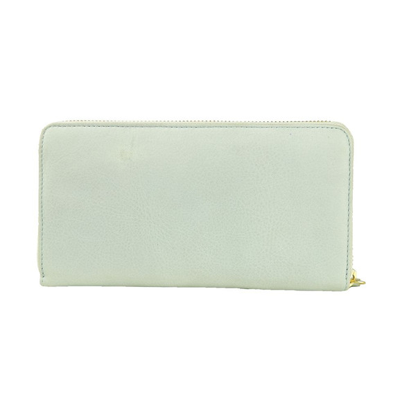 Gray Calfskin Women Wallet CACL-5841 Gray Calfskin Women Wallet CACL-5841