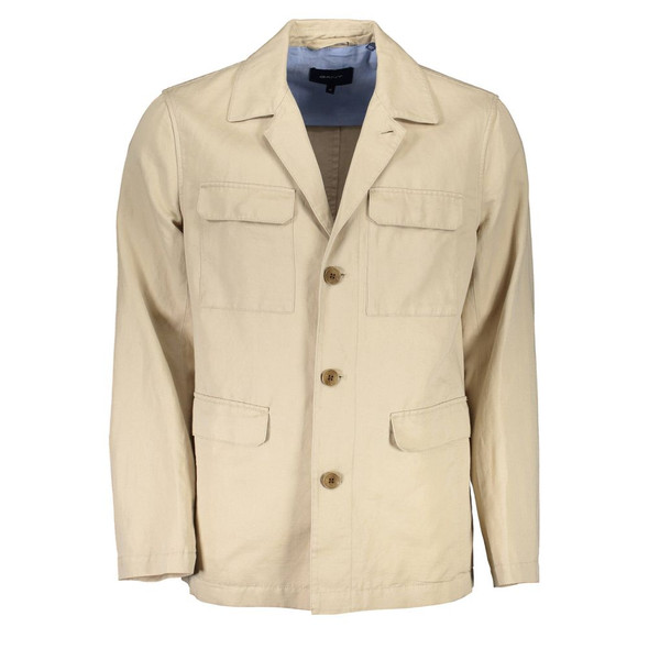 Beige Cotton Jacket GA-5652 Beige Cotton Jacket GA-5652