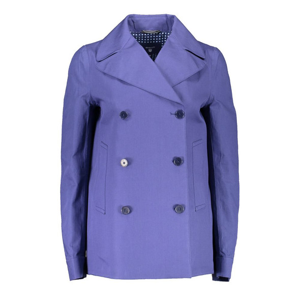 Gant Blue Cotton Jackets & Coat Gant Blue Cotton Jackets & Coat