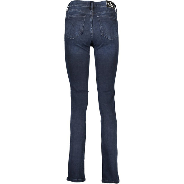 Calvin Klein Blue Cotton Jeans & Pant CA-16691 Calvin Klein Blue Cotton Jeans & Pant CA-16691