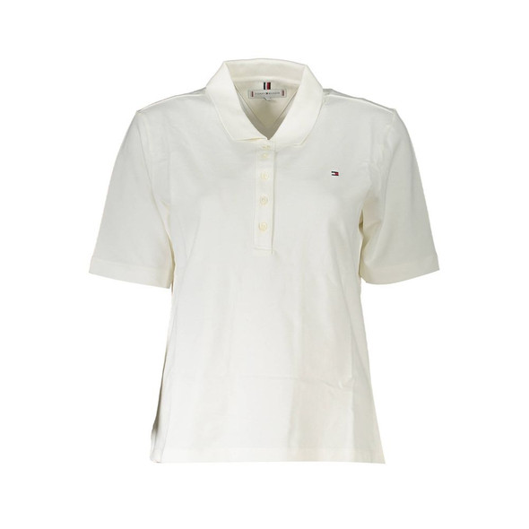 White Cotton Polo Shirt TO-36874 White Cotton Polo Shirt TO-36874