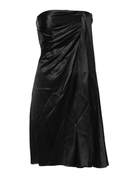 Dolce & Gabbana Black Strapless Sheath A-line Mini Dress Dolce & Gabbana Black Strapless Sheath A-line Mini Dress
