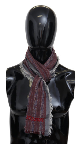 Multicolor Wool Striped Unisex Neck Wrap Shawl Scarf Multicolor Wool Striped Unisex Neck Wrap Shawl Scarf