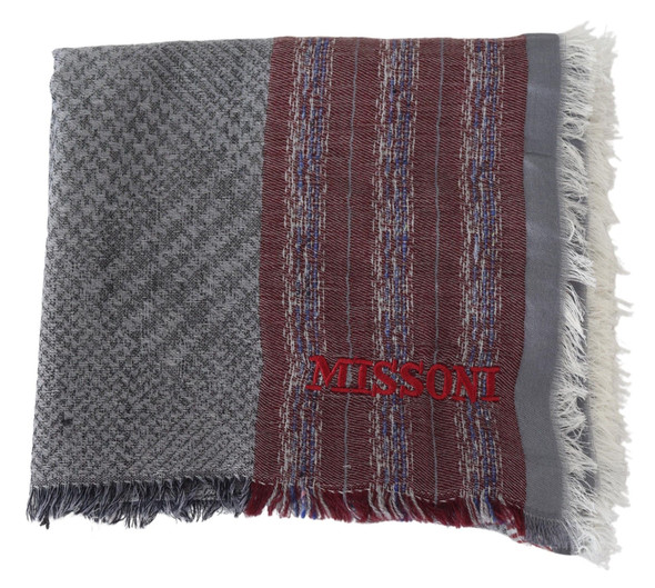 Multicolor Wool Striped Unisex Neck Wrap Shawl Scarf Multicolor Wool Striped Unisex Neck Wrap Shawl Scarf