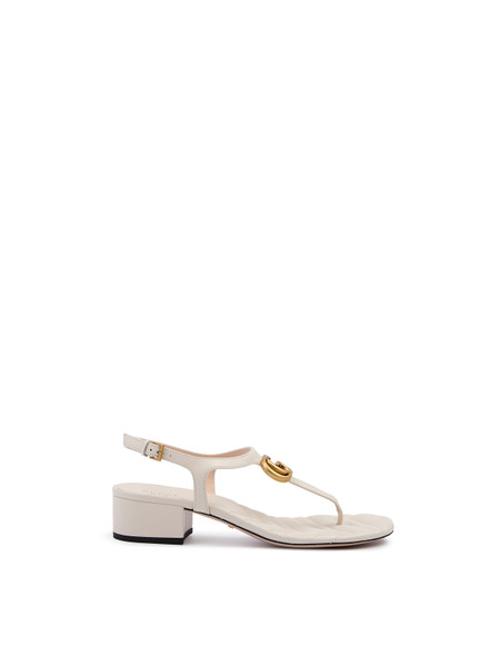 Gucci Mystic White Nappa Charlotte Leather Sandals Gucci Mystic White Nappa Charlotte Leather Sandals