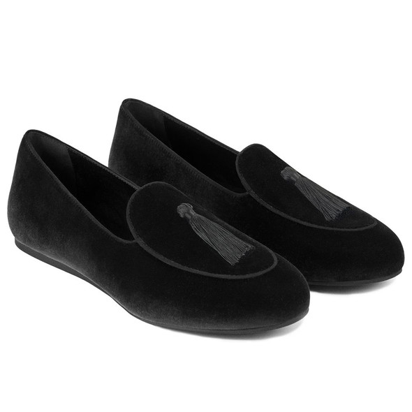 Black Velvet Loafer Black Velvet Loafer
