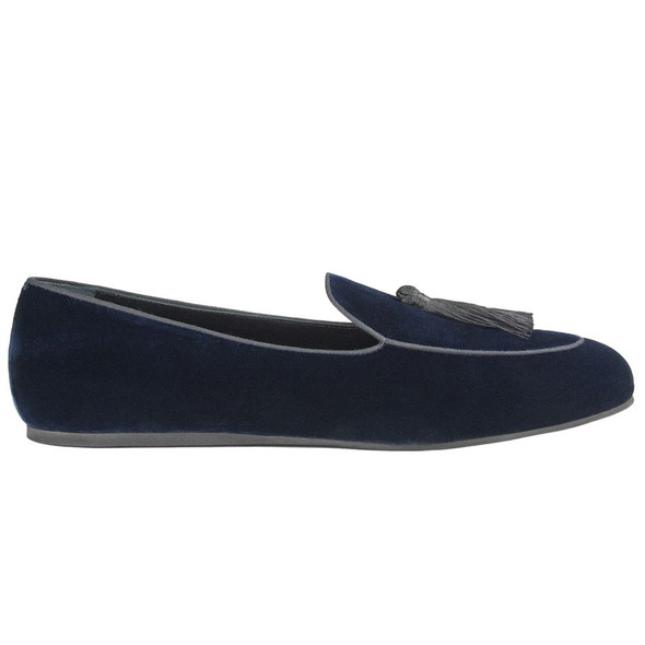 Blue Velvet Loafer Blue Velvet Loafer