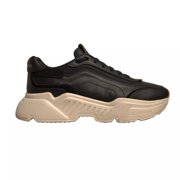 Dolce & Gabbana Black White Daymaster Low Top Sneakers Shoes LA12648 Dolce & Gabbana Black White Daymaster Low Top Sneakers Shoes LA12648