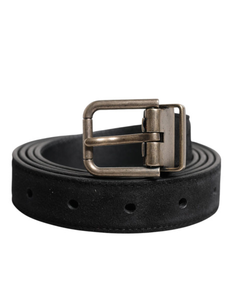 Dolce & Gabbana Black Calf Leather Classic Metal Buckle Belt BEL9439 Dolce & Gabbana Black Calf Leather Classic Metal Buckle Belt BEL9439