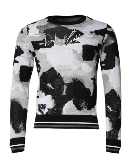 Dolce & Gabbana Multicolor Logo Crew Neck Pullover Sweater Dolce & Gabbana Multicolor Logo Crew Neck Pullover Sweater