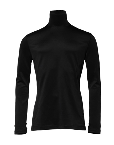 Black Polyester Turtleneck Pullover Sweater Black Polyester Turtleneck Pullover Sweater