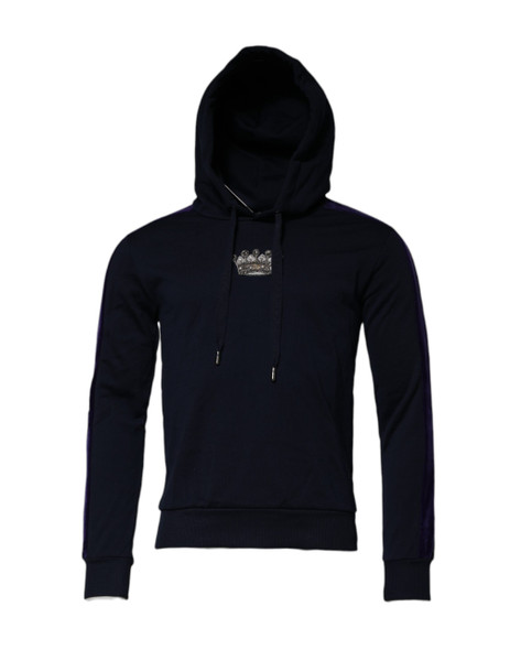 Black Crown Cotton Hooded Sweatshirt Sweater TSH90602 Black Crown Cotton Hooded Sweatshirt Sweater TSH90602