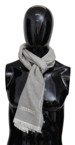 Beige 100% Wool Unisex Neck Wrap Scarf Beige 100% Wool Unisex Neck Wrap Scarf