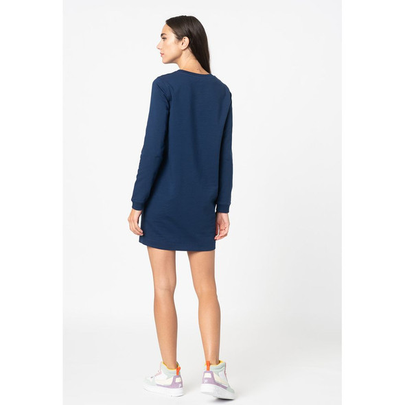 Love Moschino Blue Cotton Women Dress LO-6011 Love Moschino Blue Cotton Women Dress LO-6011