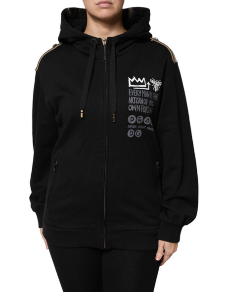 Black Logo Hooded Full Zip Sweatshirt Jacket Black Logo Hooded Full Zip Sweatshirt Jacket